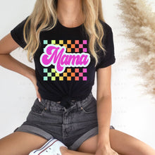 Load image into Gallery viewer, Bright Checked Mama - DTF Transfer