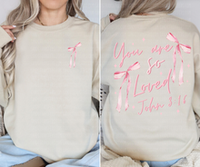 Load image into Gallery viewer, Front & Back You Are So Loved- DTF Transfer