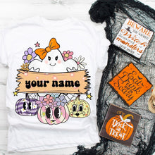 Load image into Gallery viewer, Custom Name Ghost with Bow - DTF Transfer