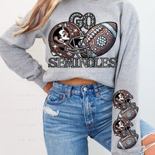 Load image into Gallery viewer, Rhinestone Football Semi Team 2 - DTF Transfer