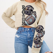 Load image into Gallery viewer, Rhinestone Football Bird Team 1 - DTF Transfer