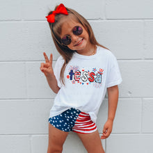 Load image into Gallery viewer, Custom Patriotic Name Lowercase - DTF Transfer