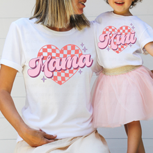 Load image into Gallery viewer, Checkered Heart Mini Tee