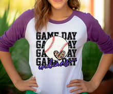 Load image into Gallery viewer, Custom School Game Day Baseball  - DTF Transfer