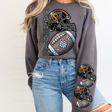 Load image into Gallery viewer, Rhinestone Football Cowboy Team 1 - DTF Transfer