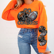 Load image into Gallery viewer, Rhinestone Football Cowboy Team 2 - DTF Transfer