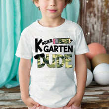 Load image into Gallery viewer, Camo Kindergarten Dude - DTF Transfer