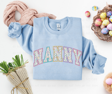 Load image into Gallery viewer, Varsity Sugar Bunny Nanny - DTF Transfer