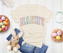 Load image into Gallery viewer, Varsity Sugar Bunny Nanny - Distressed - DTF Transfer