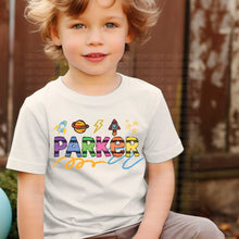 Load image into Gallery viewer, Custom Space Crayon Name - DTF Transfer