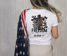 Load image into Gallery viewer, Freedom Cross- DTF Transfer