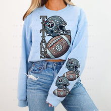 Load image into Gallery viewer, Rhinestone Football Greek Parents Team 1 - DTF Transfer