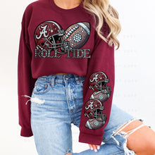 Load image into Gallery viewer, Rhinestone Football A Team 2 - DTF Transfer