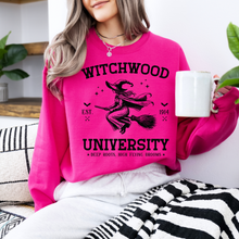 Load image into Gallery viewer, Black Witchwood University- DTF Transfer