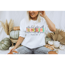 Load image into Gallery viewer, Black Psalm 100:4- DTF Transfer