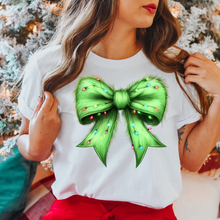 Load image into Gallery viewer, Green Guy Bow- DTF Transfer