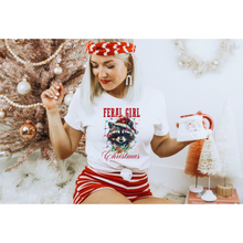 Load image into Gallery viewer, Feral Girl Christmas- DTF Transfer