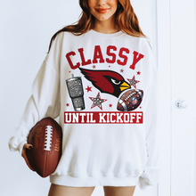 Load image into Gallery viewer, Classy Until Kickoff Red Bird Team - DTF Transfer