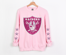 Load image into Gallery viewer, Pink Faux Sequin Raid Team- DTF Transfer