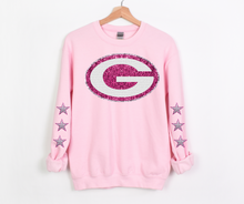Load image into Gallery viewer, Pink Faux Sequin Pack Team- DTF Transfer