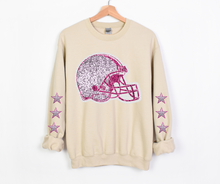 Load image into Gallery viewer, Pink Faux Sequin Brown Team- DTF Transfer