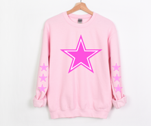 Load image into Gallery viewer, Pink Blue Star Team- DTF Transfer