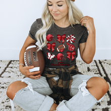 Load image into Gallery viewer, Custom Red Coquette Football - DTF Transfer