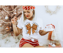 Load image into Gallery viewer, Gingerbread Bow- DTF Transfer