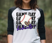 Load image into Gallery viewer, Custom School Game Day Baseball  - DTF Transfer