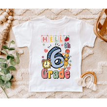Load image into Gallery viewer, HELLO SCHOOL GRADES - DTF Transfer