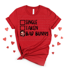 Load image into Gallery viewer, B@d Bunny Check boxes – DTF Transfer