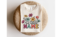 Load image into Gallery viewer, Custom Name Vintage Floral - DTF Transfer
