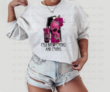 Load image into Gallery viewer, Cold Brew Coffins, and Covens - DTF Transfer