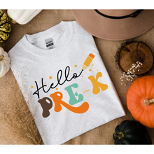 Load image into Gallery viewer, HELLO FALL PRE-K GRADE - DTF Transfer