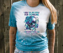Load image into Gallery viewer, I Wear Teal and Purple For Someone I Miss - DTF Transfer