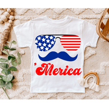 Load image into Gallery viewer, Merica Mustache - DTF Transfer