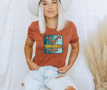 Load image into Gallery viewer, Turquoise and Cheetah Print Yellowstone - DTF Transfer