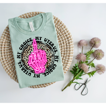 Load image into Gallery viewer, MY UTERUS, MY CHOICE - DTF Transfer