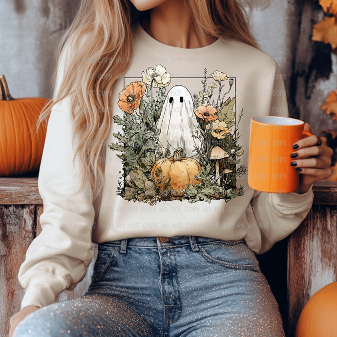 Vintage Ghost Garden DTF