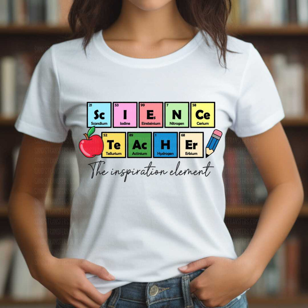 Science Teacher Periodic Table - DTF Transfer