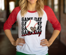 Load image into Gallery viewer, Custom School Game Day Baseball  - DTF Transfer
