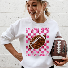 Load image into Gallery viewer, Faux Sequin Just Here for the Snacks - DTF Transfer

