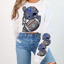 Load image into Gallery viewer, Rhinestone Football Big Team 1 - DTF Transfer
