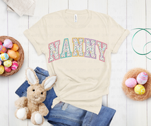 Load image into Gallery viewer, Varsity Sugar Bunny Nanny - Distressed - DTF Transfer
