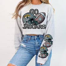 Load image into Gallery viewer, Rhinestone Football Fast Cat Team 2 - DTF Transfer
