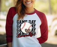 Load image into Gallery viewer, Custom School Game Day Baseball  - DTF Transfer
