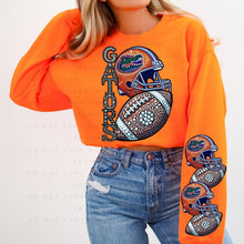 Load image into Gallery viewer, Rhinestone Football Modern Dino Team 1 - DTF Transfer
