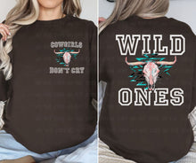 Load image into Gallery viewer, Teal and White Aztec Cowgirls Don&#39;t Cry - DTF Transfer
