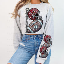 Load image into Gallery viewer, Rhinestone Football Bird Team 1 - DTF Transfer
