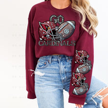 Load image into Gallery viewer, Rhinestone Football Bird Team 2 - DTF Transfer
